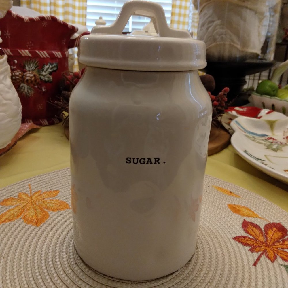 Rae Dunn Sugar Canister with Lid